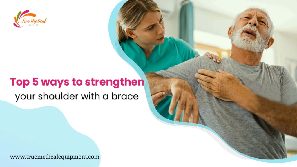 A senior person worried about shoulder brace | Best shoulder brace of 2023